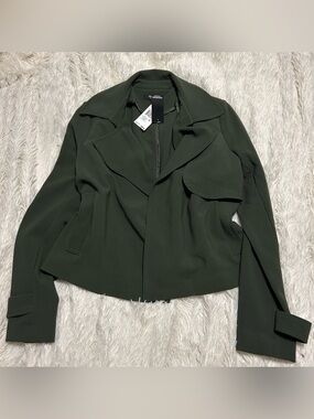 Women's Green Blazer Jacket